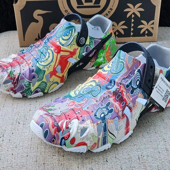 Crosskix Men Shoes Multi Color Water Proof Sneaker Size 12 With Box NWT - Picture 9 of 12